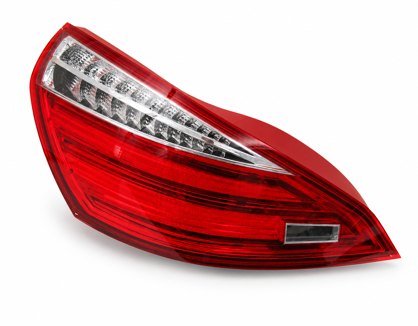 3D-gedrucktes Designmodell einer Automobil-Rückleuchte mit transparenten Bereichen